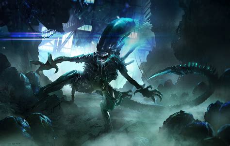 Download Sci Fi Alien Hd Wallpaper By Lukasz Sienkiewicz