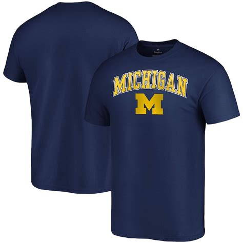 Fanatics Branded Michigan Wolverines Navy Campus T Shirt