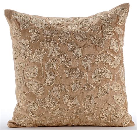 Gold Decorative Pillow Cover 16x16 Velvet Pillow