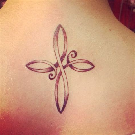 A combination of infinity and a cross is known as an infinity cross tattoo. Pin on Tattoo