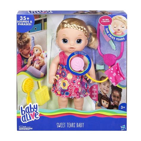 Baby Alive Sweet Tears Doll Speaks English Or Spanish New 2017 T