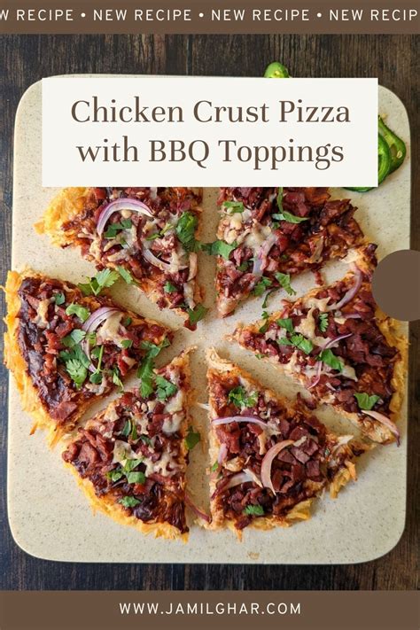 Easy Chicken Crust Pizza With Only 4 Ingredients