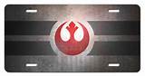 Rebel Alliance License Plate Images