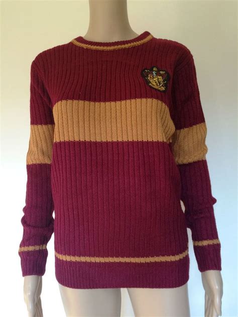 Harry Potter Womens Gryffindor Quidditch Jumper Or Long Sleeve Tee