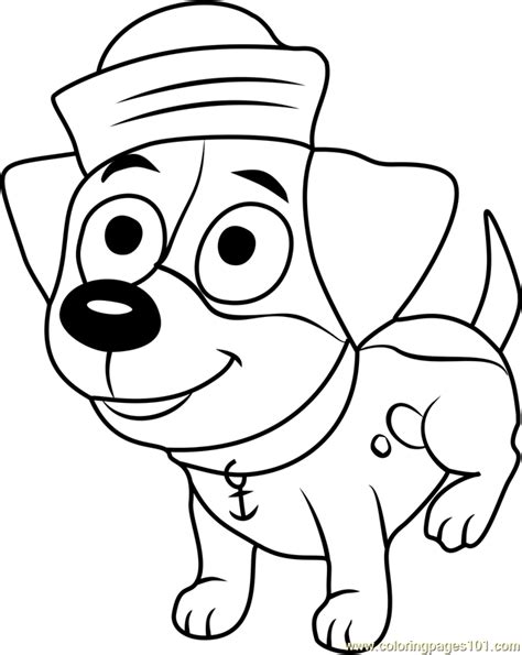Pound Puppies Solo Coloring Page