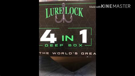 Lurelock 4 In 1 Tackle Box Review YouTube