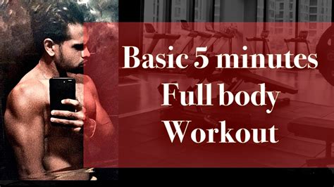 Basic 5 Minutes Fat Burning Full Body Workout Youtube