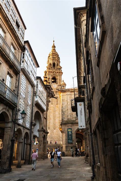 Cathedral Of St James In Santiago De Compostela Editorial Stock Image