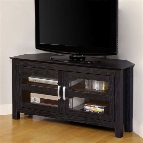 The Best Black Corner Tv Cabinets With Glass Doors