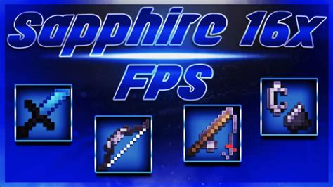 Uhc Resourcepack Sapphire 16x Fps 17x Pvp Youtube