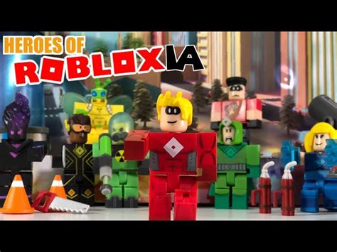 Roblox Action Collection Heroes Of Robloxia Playset Includes Exclusive