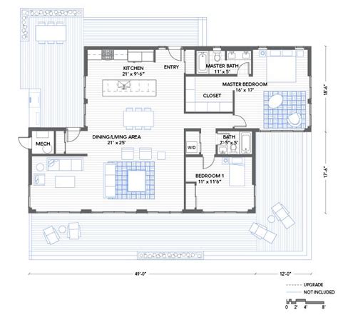 2 bedroom floor plans with roomsketcher, it's easy to create professional 2 bedroom floor plans. Blu Homes Balance floorplan 2 bedroom..i like the ...