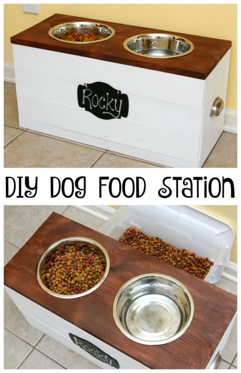 Dresser converted to dog food storage/feeder | pet food. Declutter Your Dog with 9 Inspiring Ideas for Organizing ...