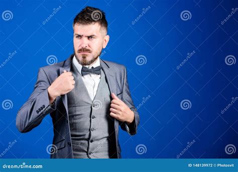 Real Gentleman Businessman With Beard In Bow Tie Bearded Man In Formal Suit Mature