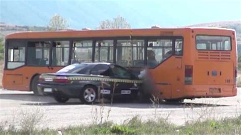 Watch Worlds Fastest Crash Between Car Going 129 Mph And City Bus