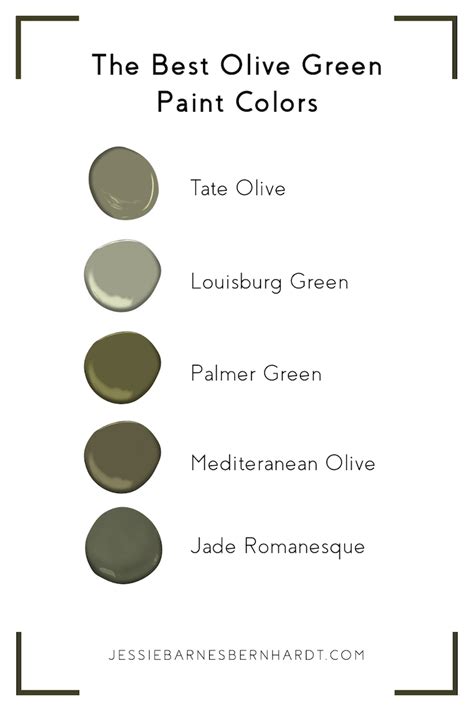 The Best Olive Green Paint Colors Artofit