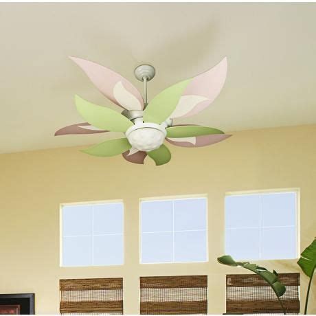 Bloom ceiling fan with light: 52" Craftmade Bloom Pink and Green Ceiling Fan with Light ...