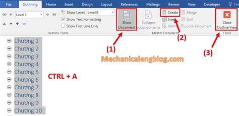 Create A Master Document In Word Mechanicalengblog
