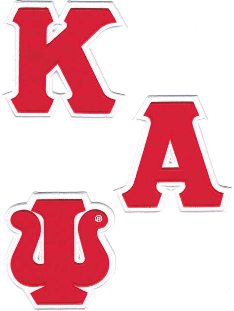 Slide animations are currently not supported by slideshare.net. Kappa Alpha Psi Twill Letter Iron-On Patch Set [White/Red ...