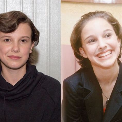 Pics Natalie Portman And Millie Bobby Brown Look Like Twins Hot Sex