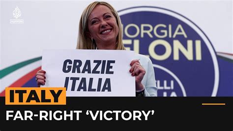 far right leader declares victory in italy election al jazeera newsfeed youtube