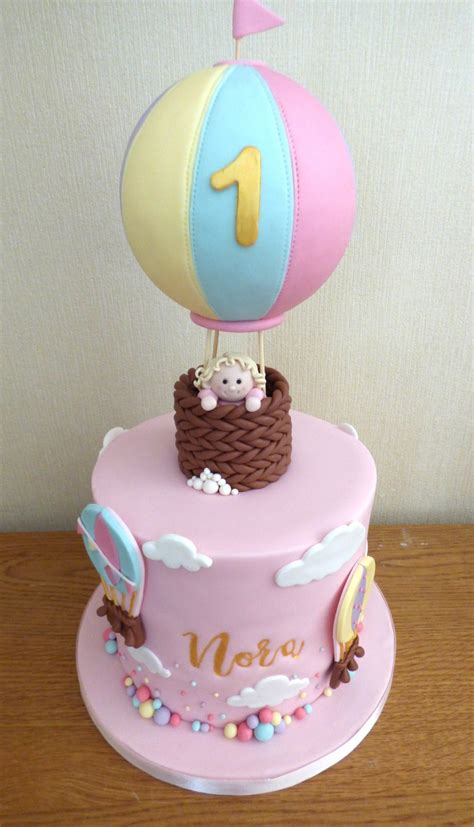 Cute Hot Air Balloon Birthday Cake Susies Cakes