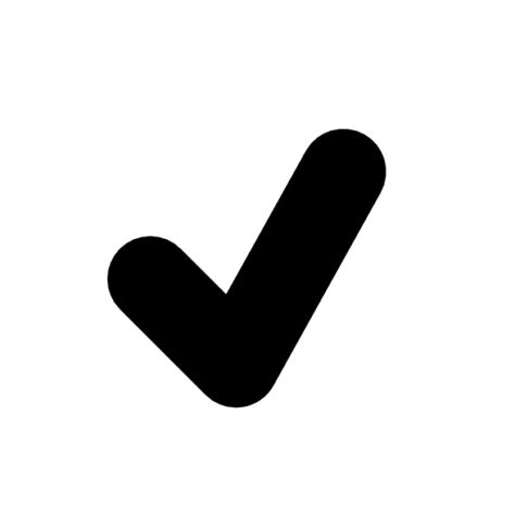 Download Free Icon | Black tick vector