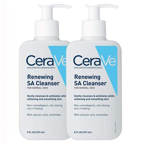 Cerave Salicylic Acid Cleanser 8 Ounce Pack Of 2