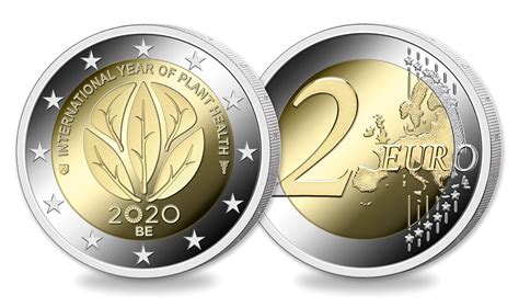 Belgium New €2 Coin Issued In Honour Of International Year Of Plant