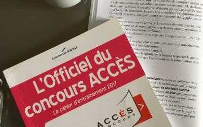 Concours Acces  le corrigé d'une épreuve de synthèse des annales