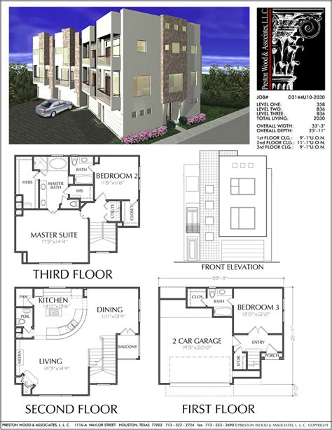 Townhouse Luxury Townhome Design Urban Brownstone Development