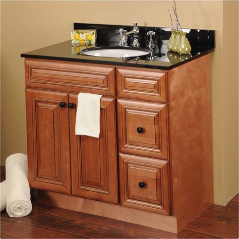Granite vanity top in napoli with white basin for $136.95 $249.00. Lovely Home Depot Bathroom Cabinets In Stock