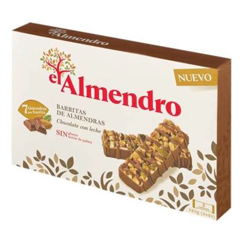 Barritas De Almendras El Almendro Con Chocolate G Walmart