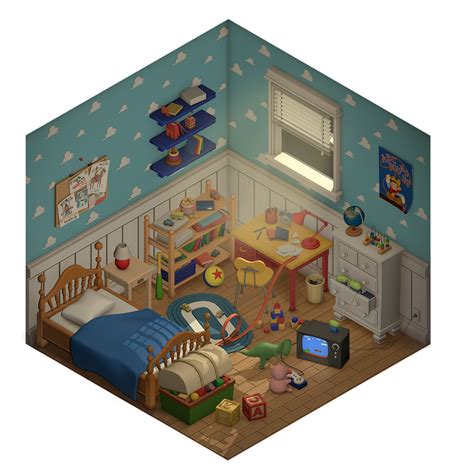 Toy Story 1 2 And 3 Welcome To Andy39s Room