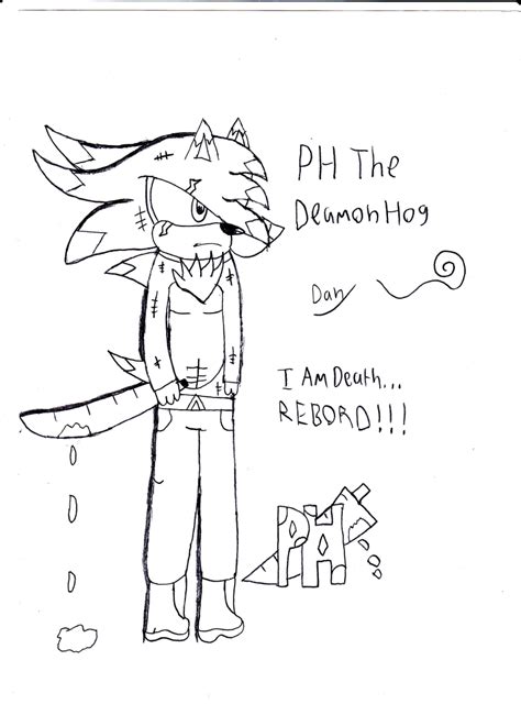 Ph The Demonhog Lineart Sonic Fan Characters Recolors Are Allowed