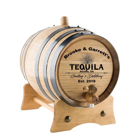 Buy Personalized Tequila Oak Barrel Custom Engraved American White Oak Aging Barrel Age Your