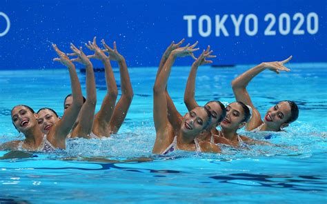 Artistic Swimming At 2021 Summer Olympics In Photos
