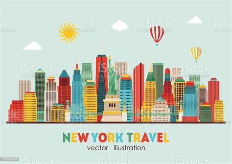 New York City Vector Illustration Stock Vector Art 507204044 Istock