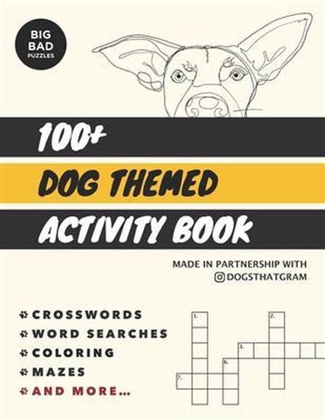 100 Dog Themed Activity Book Dogs That Gram 9798644429004 Boeken