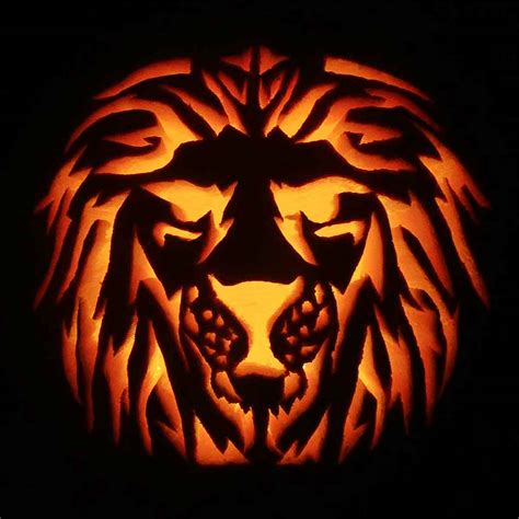 Lion King Pumpkin Carving