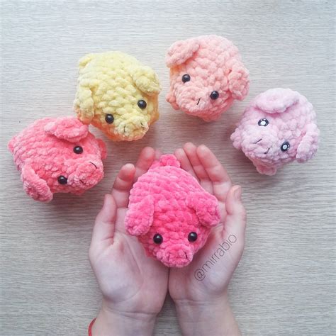 Personalized Cute Piggy Toy Little Pink Pig Plushie T To Etsy