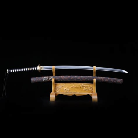 Real Damascus Katana Handmade Japanese Katana Sword Damascus Steel