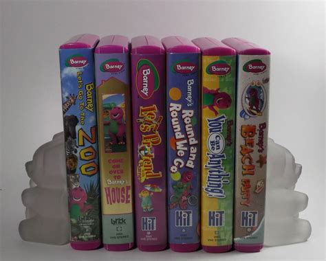 5.0 out of 5 stars 4 ratings. Barney The Purple Dinosaur Lot of 6 Children's VHS Tapes ...