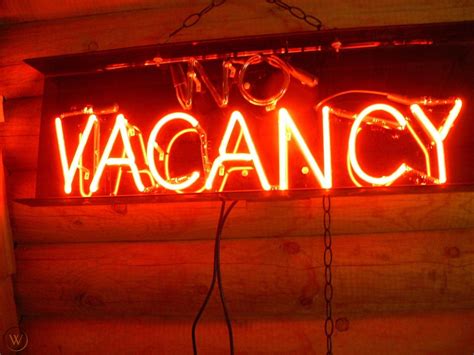 Vintage Neon Vacancy/No Vacancy Sign | #1737912360