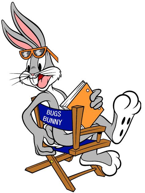 Bugs bunny is an animated cartoon character, created in the late 1930s by leon schlesinger productions (later warner bros. Bugs Bunny Sitting On Chair - DesiComments.com