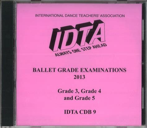 Idta Sales Ltd Cds Ballet Grade Examinations Grade 3 Grade 4