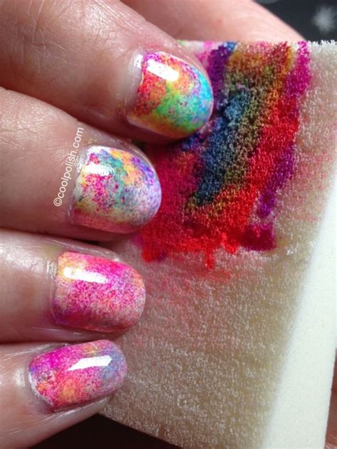 21 Fun Sponge Nail Art Ideas 💅🏽 For Girls Who Are Bored 🙎🏼👏🏼 → 💅