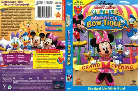 Mickey Mouse Clubhouse Minnies Bow Tique 2010 R1 Dvd Cover