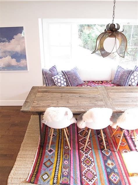 The modern dining table set have prime qualities and discounts that give you value for money. Bohemian Style Dining Rooms