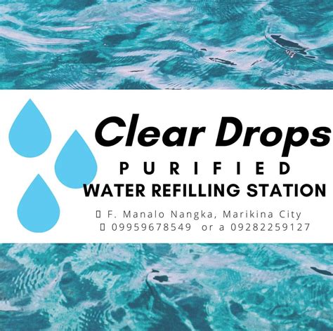 Clear Drops Nangka Purified Water Refilling Station Marikina City